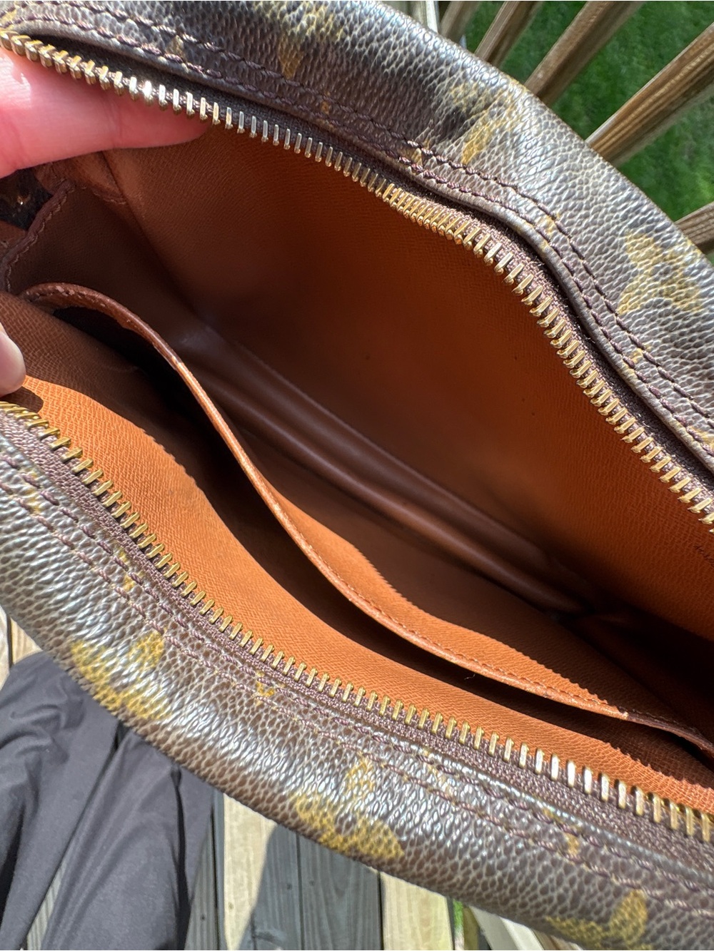 Louis Vuitton Monogram Canvas Compiègne 23 Toiletry Pouch in Brown and Tan - Picture 7 of 8